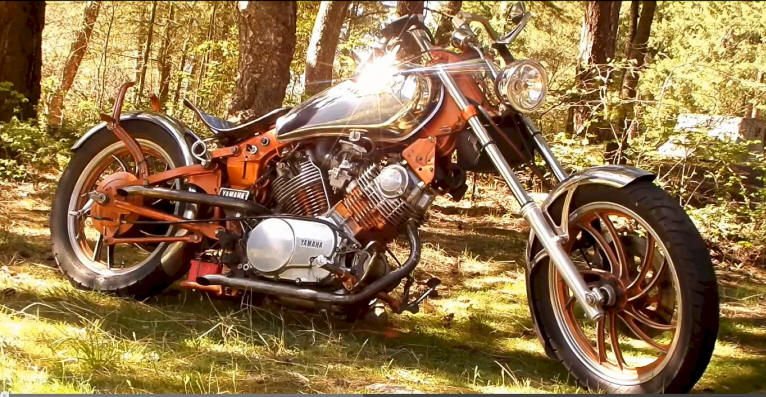 Shamya-Twain, aka. The Copper Chopper, 1981 XV920 Roadster, built by Doctor Virago